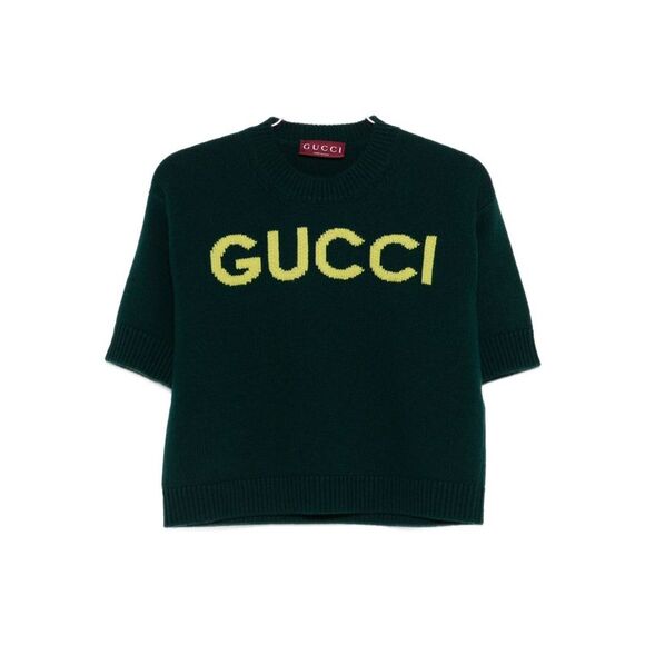 GUCCI Sweaters - Gucci Women Logo Wool Sweater